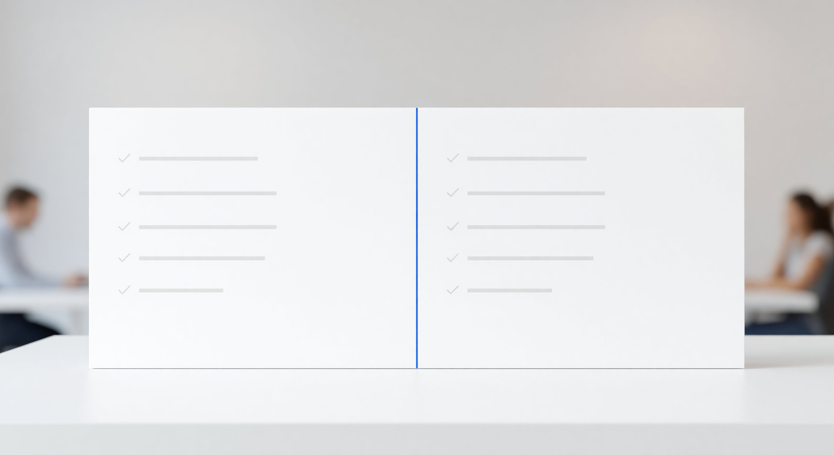 Comparison panel aesthetic